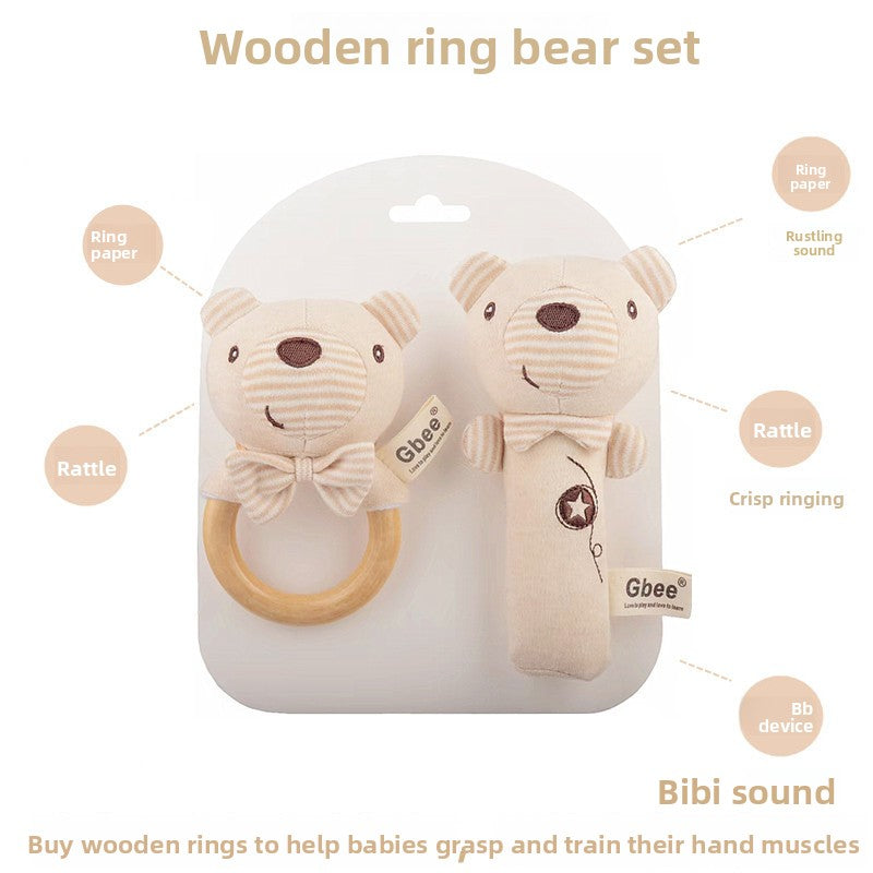 Baby Hand Bell Rattle Stick for Early Education