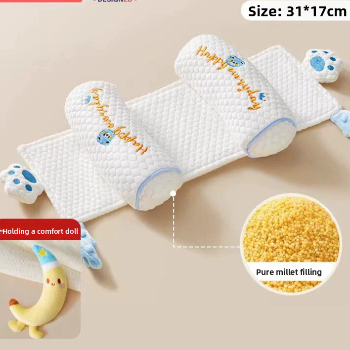 Baby Head Shaping Pillow with Adjustable Support