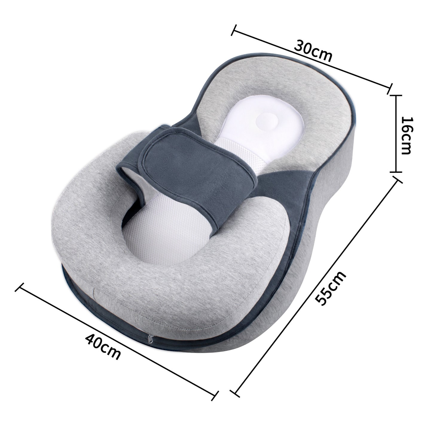 Baby Head Support Anti-Spit-Up Feeding Pillow