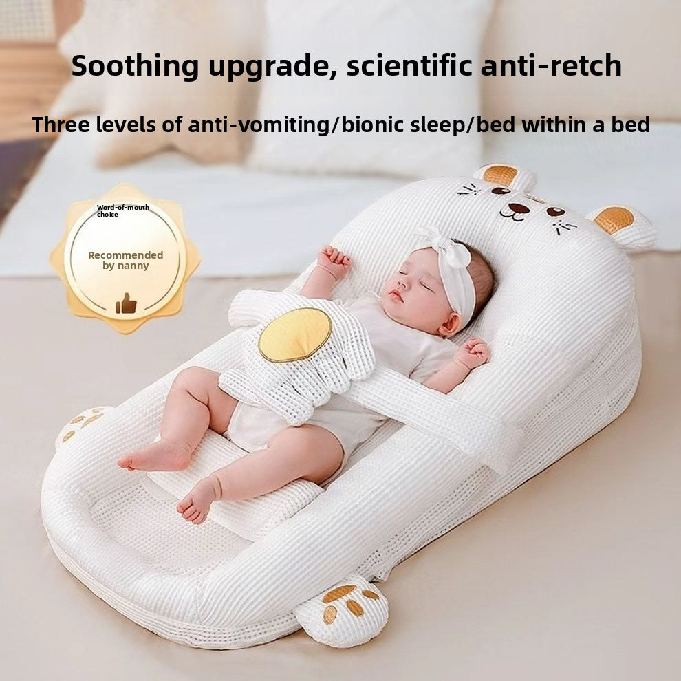 Baby inclined bed