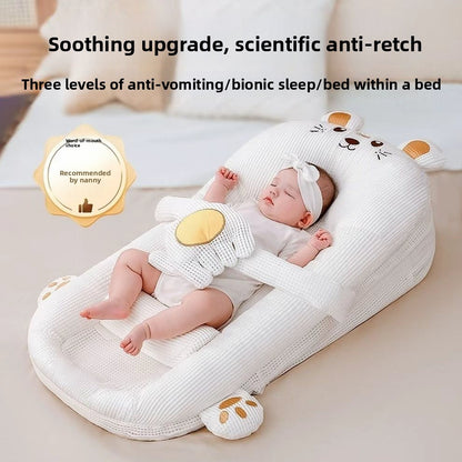 Baby inclined bed