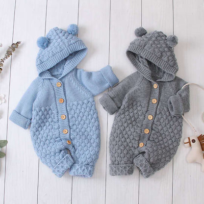 Baby Knitted One-Piece Harem