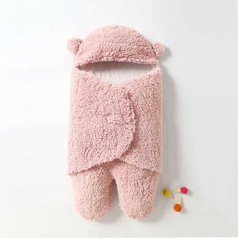 Baby Lamb Velvet Sleeping Bag for Newborns