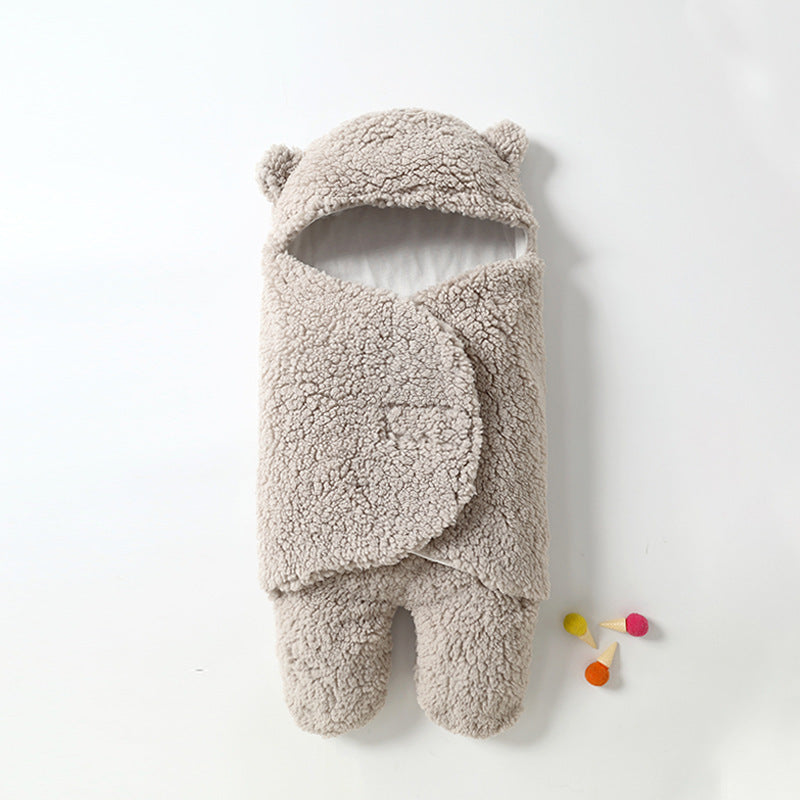 Baby Lamb Velvet Sleeping Bag for Newborns