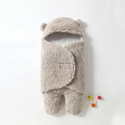 Baby Lamb Velvet Sleeping Bag for Newborns