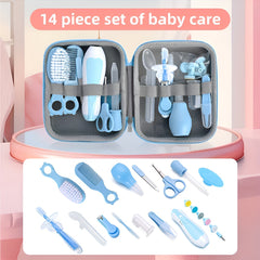 Blue 20-piece set with thermometer