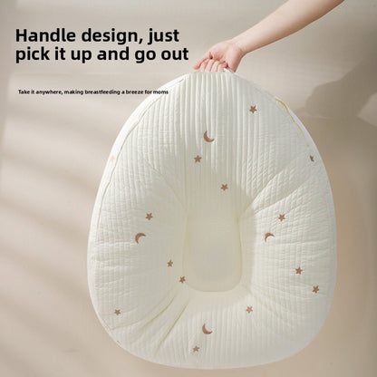 Baby Nursing Pillow with Anti-Spit-Up Design