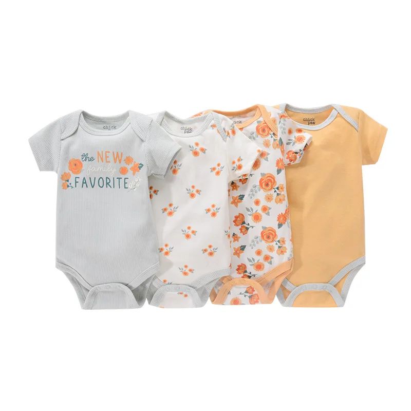 Baby one-piece set of 4 pieces