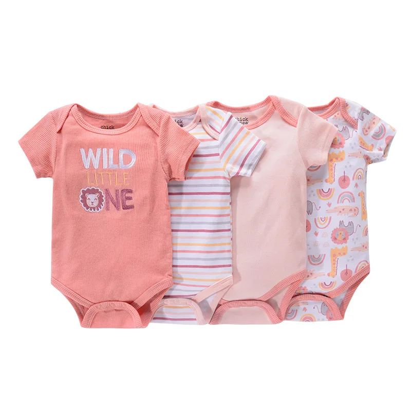 Baby one-piece set of 4 pieces
