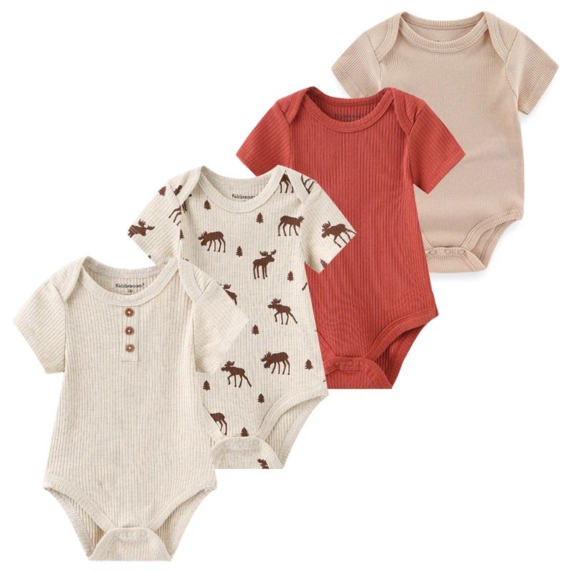 Baby one-piece set of 4 pieces