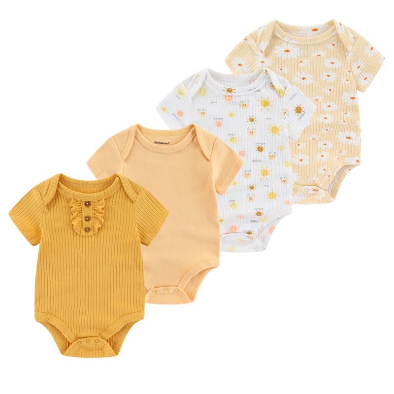 Baby one-piece set of 4 pieces