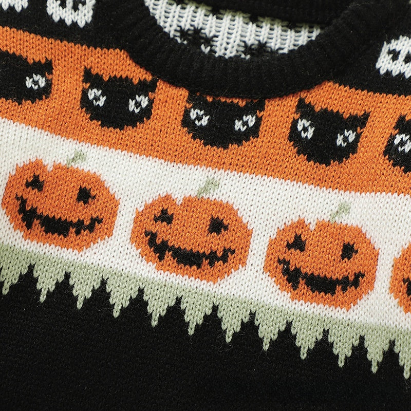 Baby Pumpkin Knitted Sweater