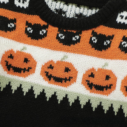 Baby Pumpkin Knitted Sweater
