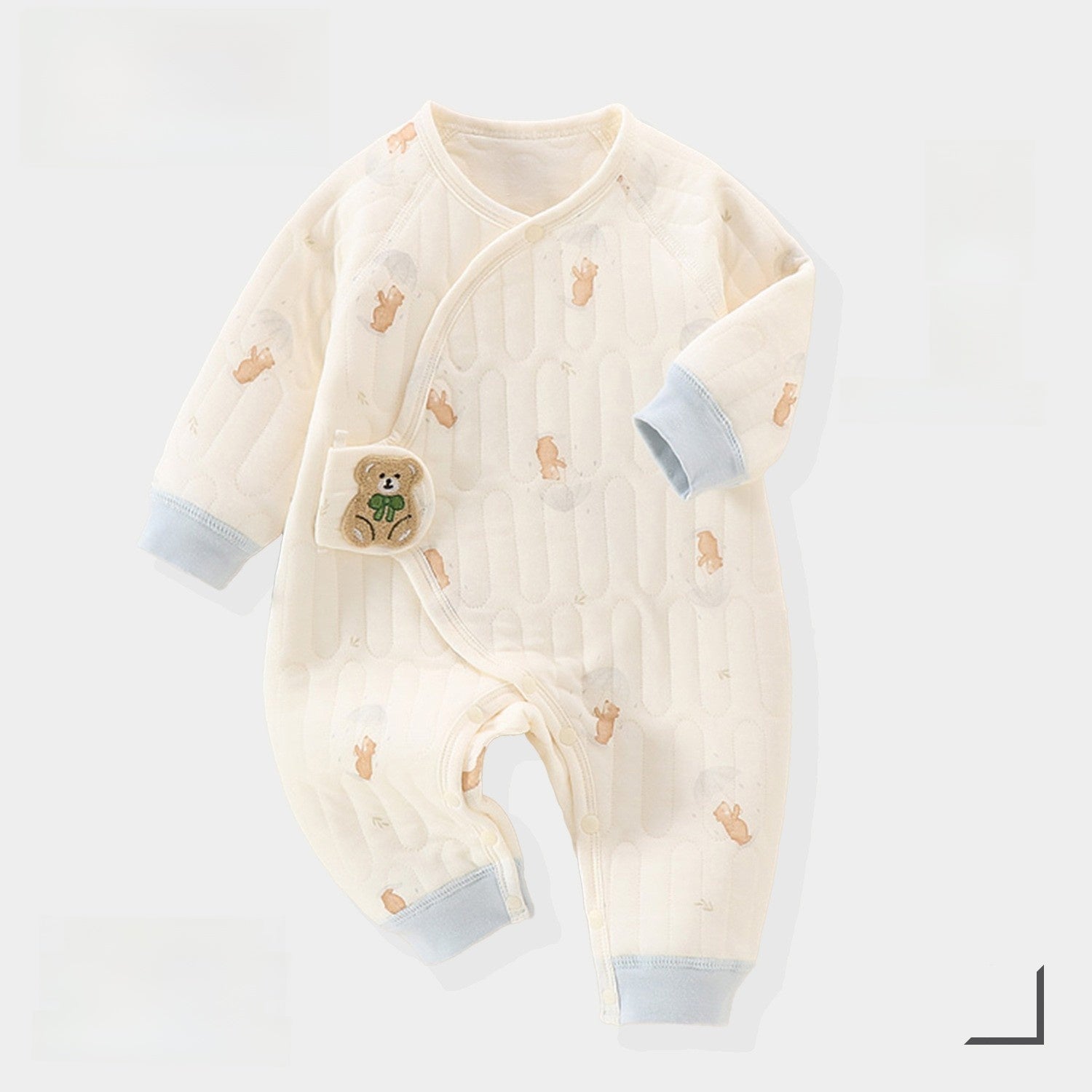 Baby Quilted Jumpsuit Winter Warm Clothing