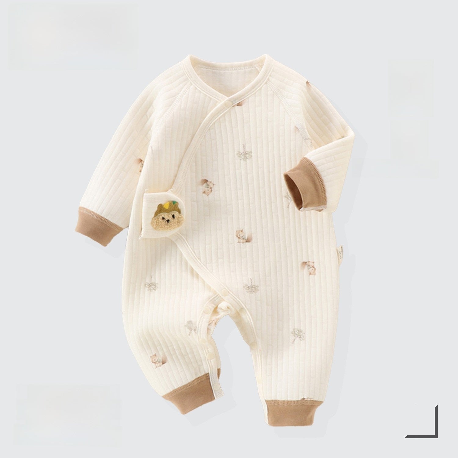 Baby Quilted Jumpsuit Winter Warm Clothing