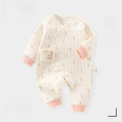 Baby Quilted Jumpsuit Winter Warm Clothing
