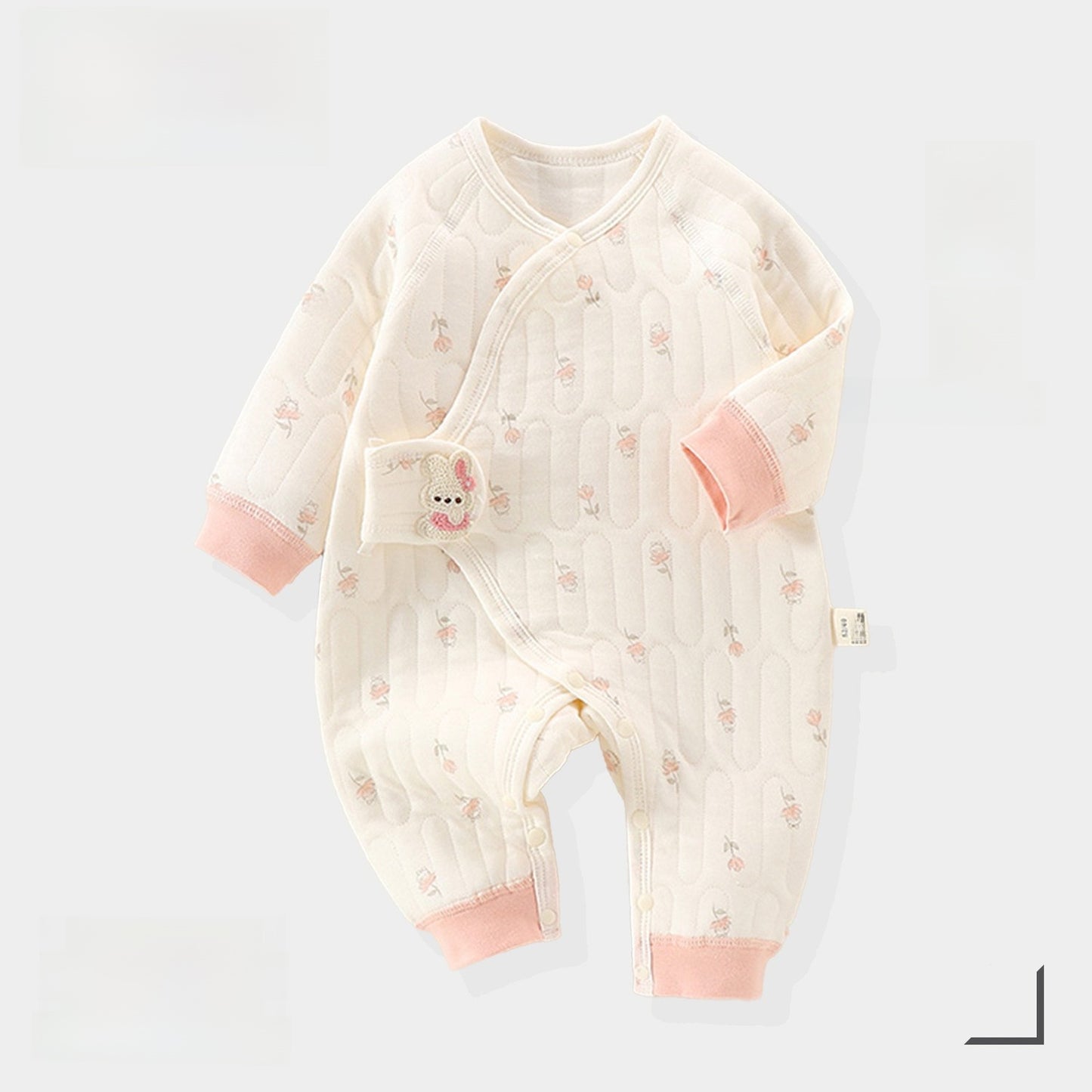Baby Quilted Jumpsuit Winter Warm Clothing