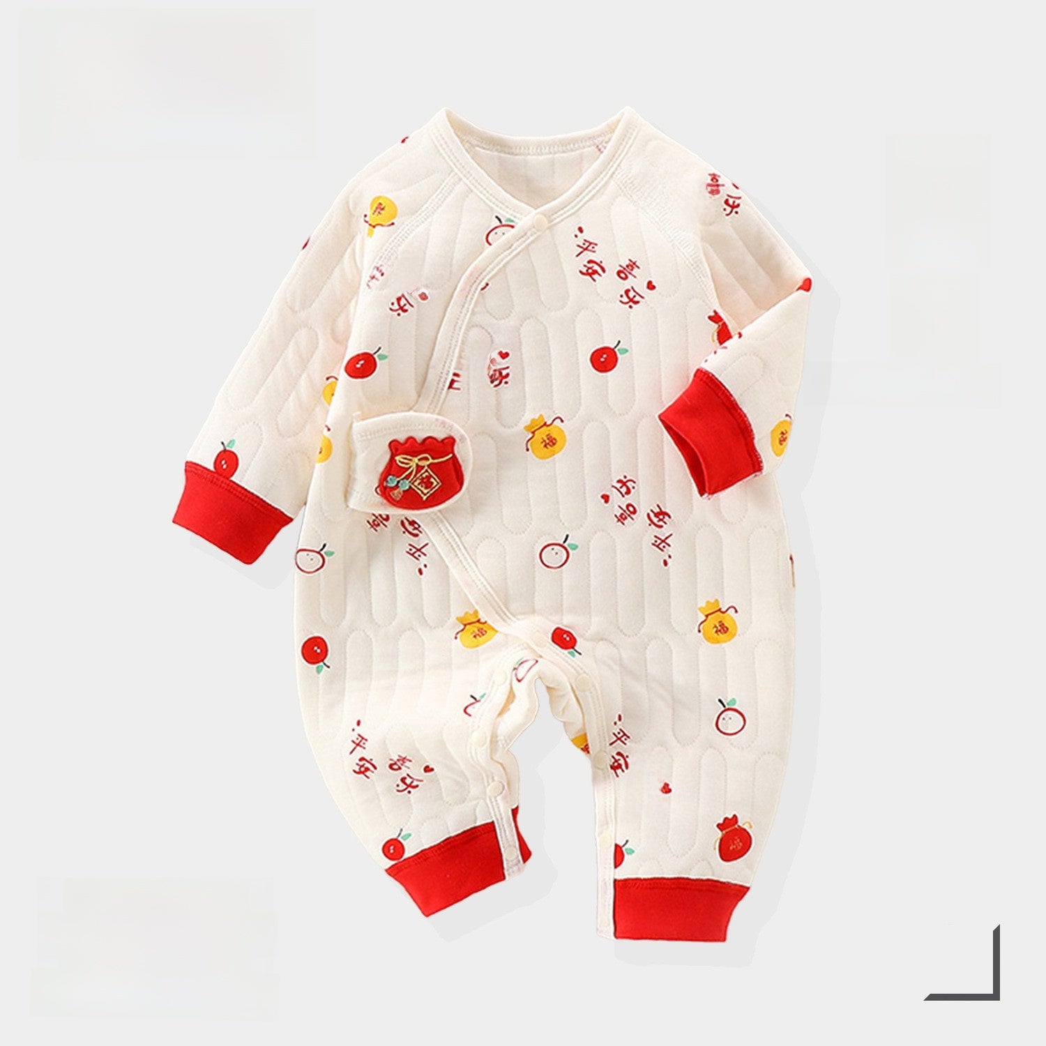Baby Quilted Jumpsuit Winter Warm Clothing