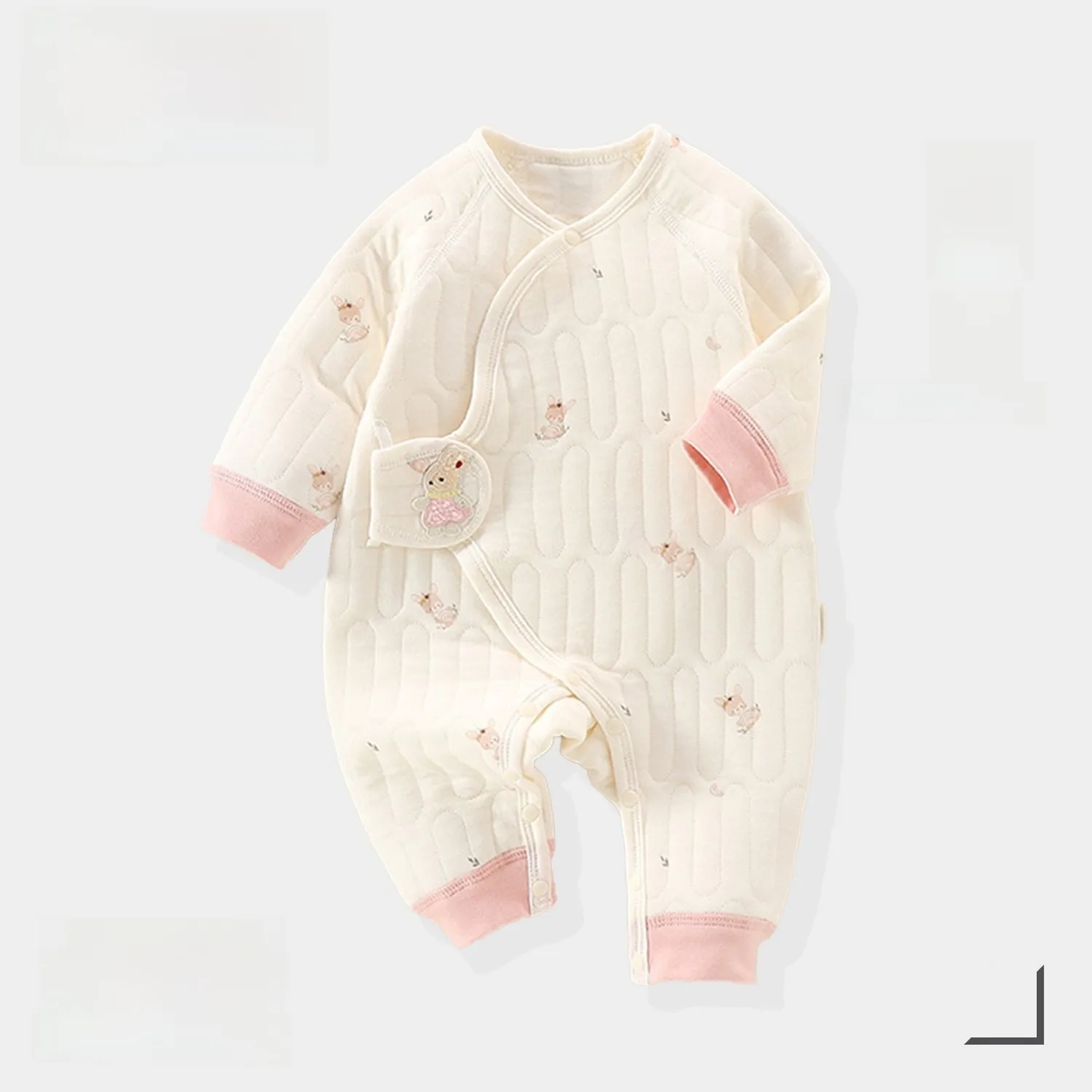 Baby Quilted Jumpsuit Winter Warm Clothing