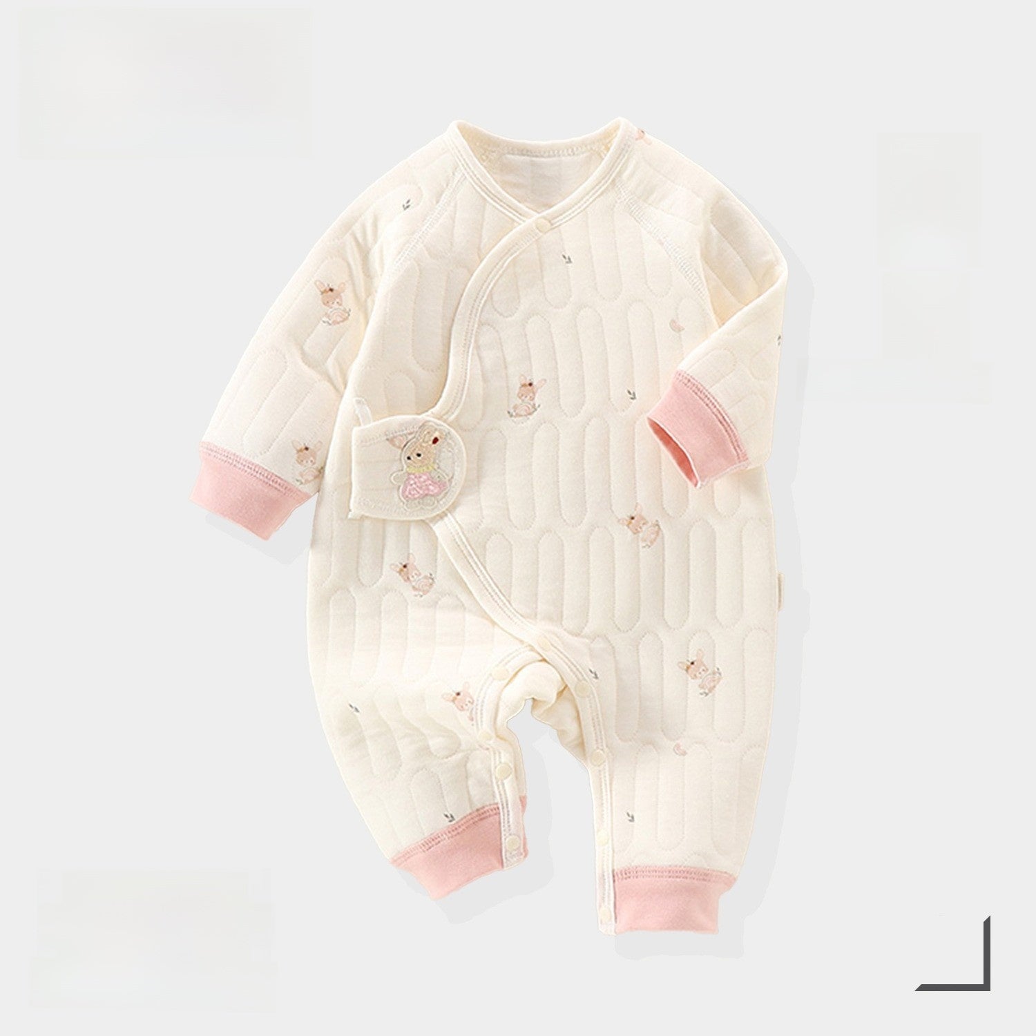 Baby Quilted Jumpsuit Winter Warm Clothing