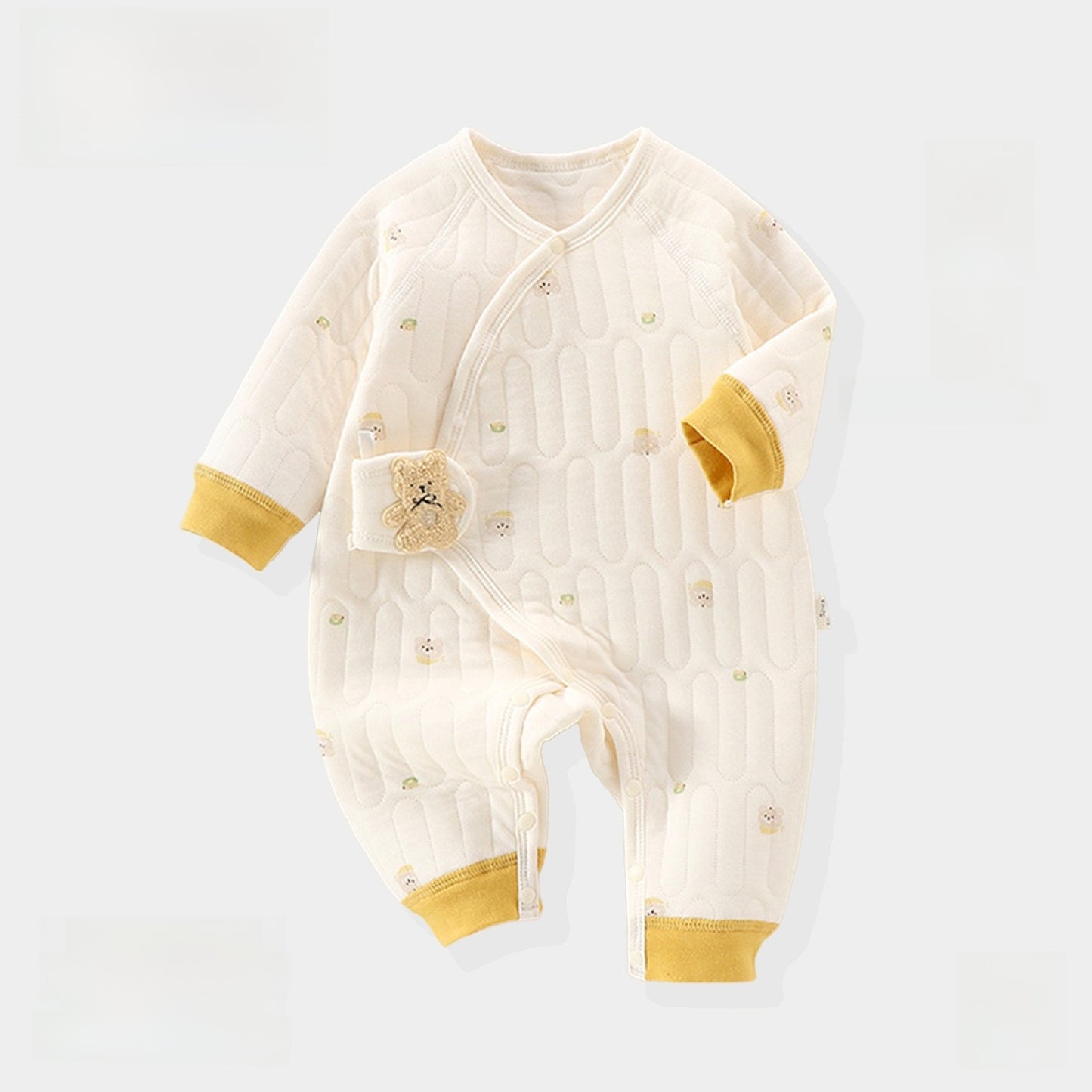 Baby Quilted Jumpsuit Winter Warm Clothing