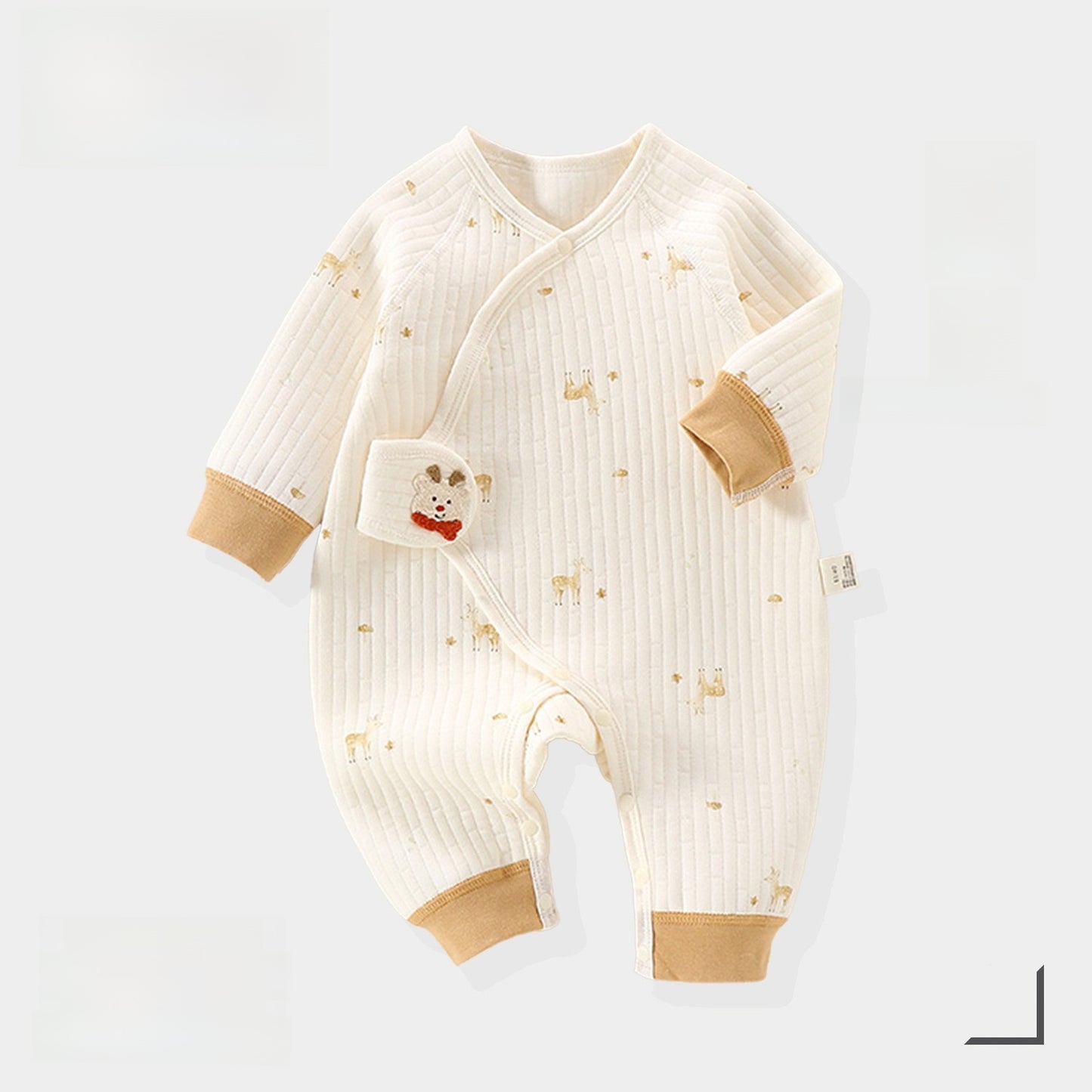 Baby Quilted Jumpsuit Winter Warm Clothing