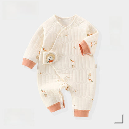 Baby Quilted Jumpsuit Winter Warm Clothing