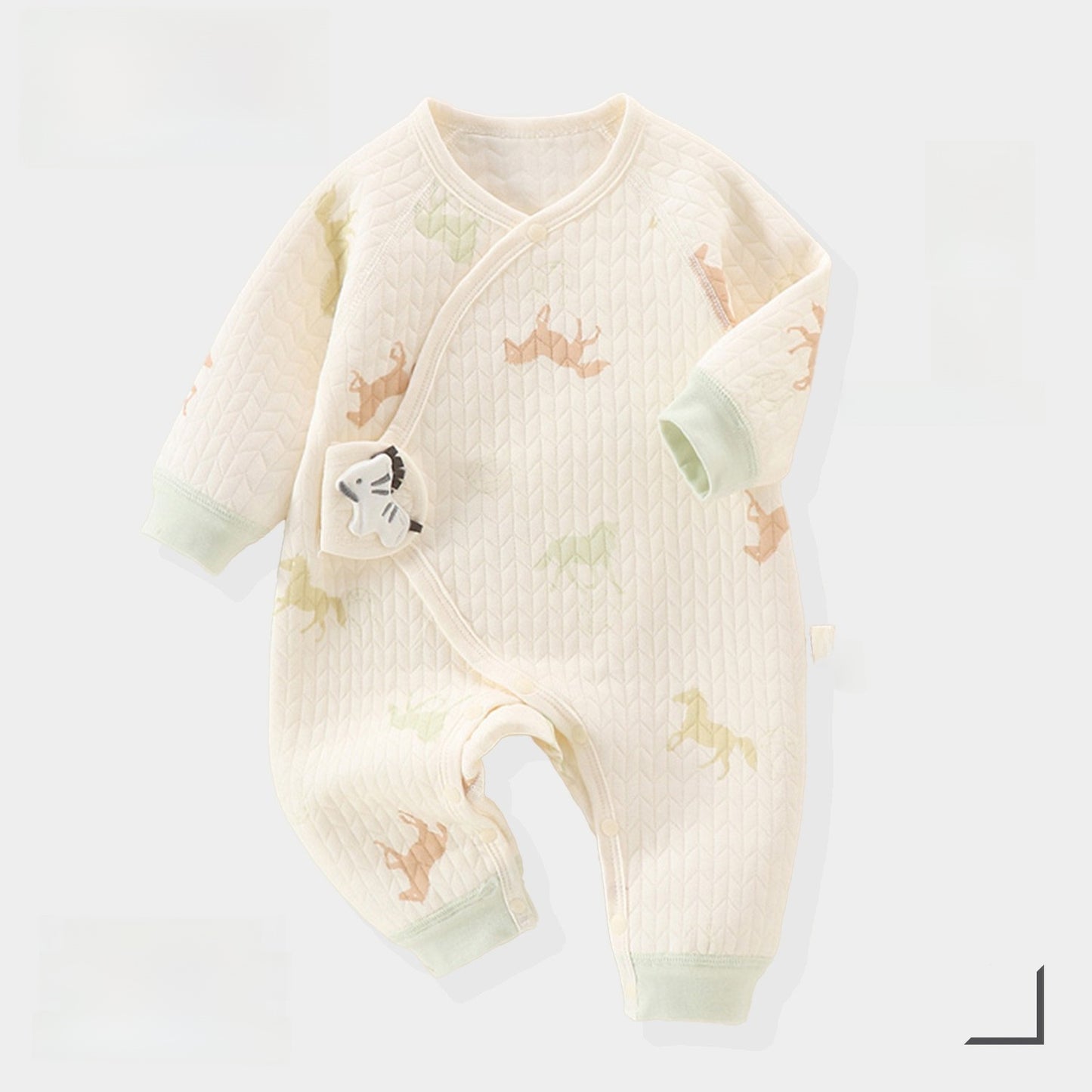 Baby Quilted Jumpsuit Winter Warm Clothing