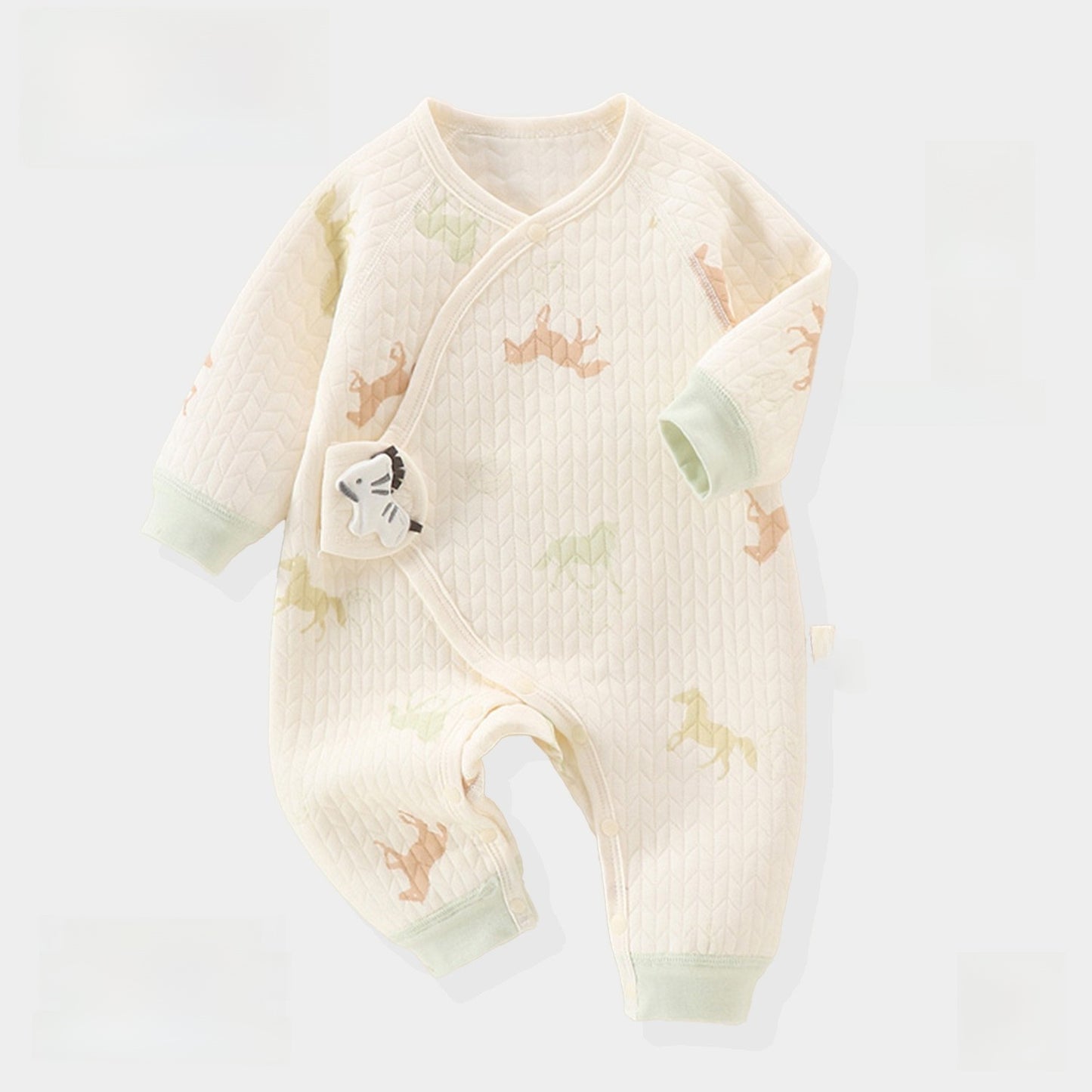 Baby Quilted Jumpsuit Winter Warm Clothing