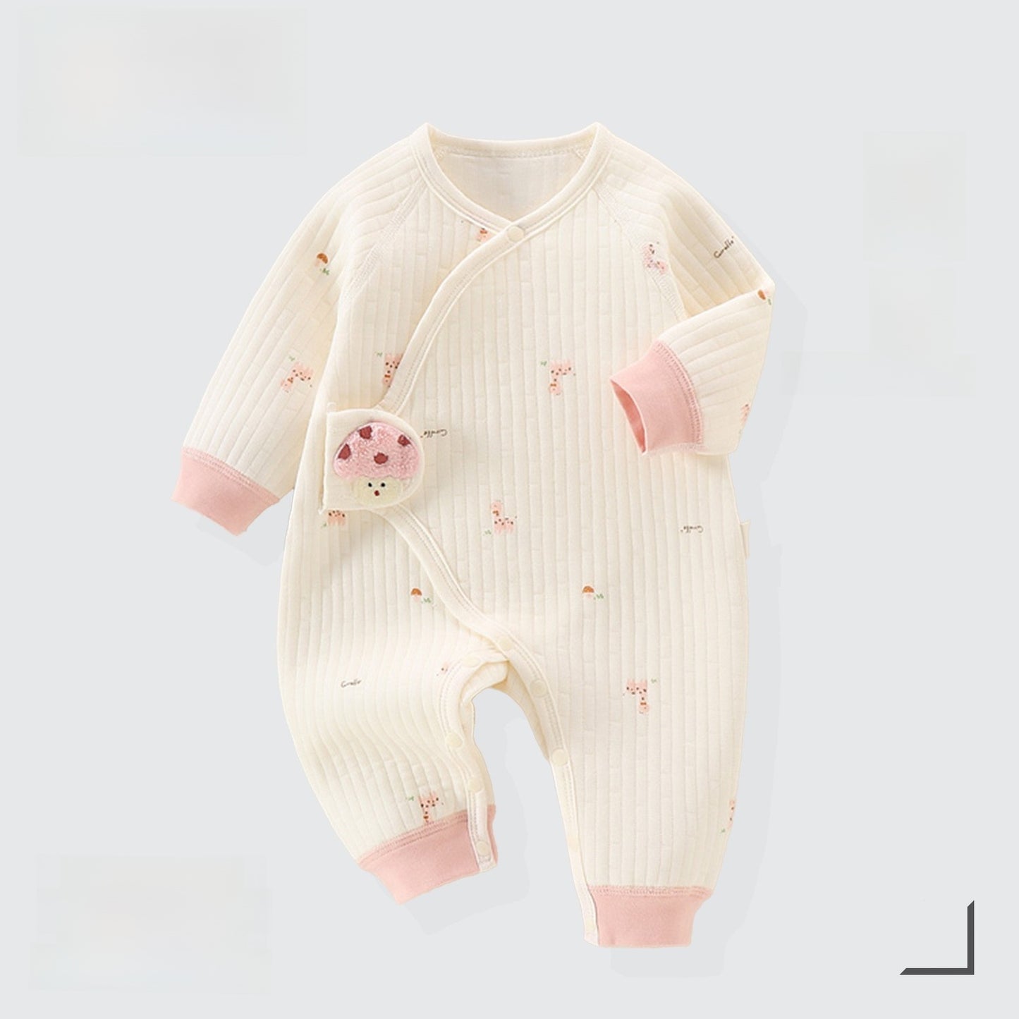 Baby Quilted Jumpsuit Winter Warm Clothing