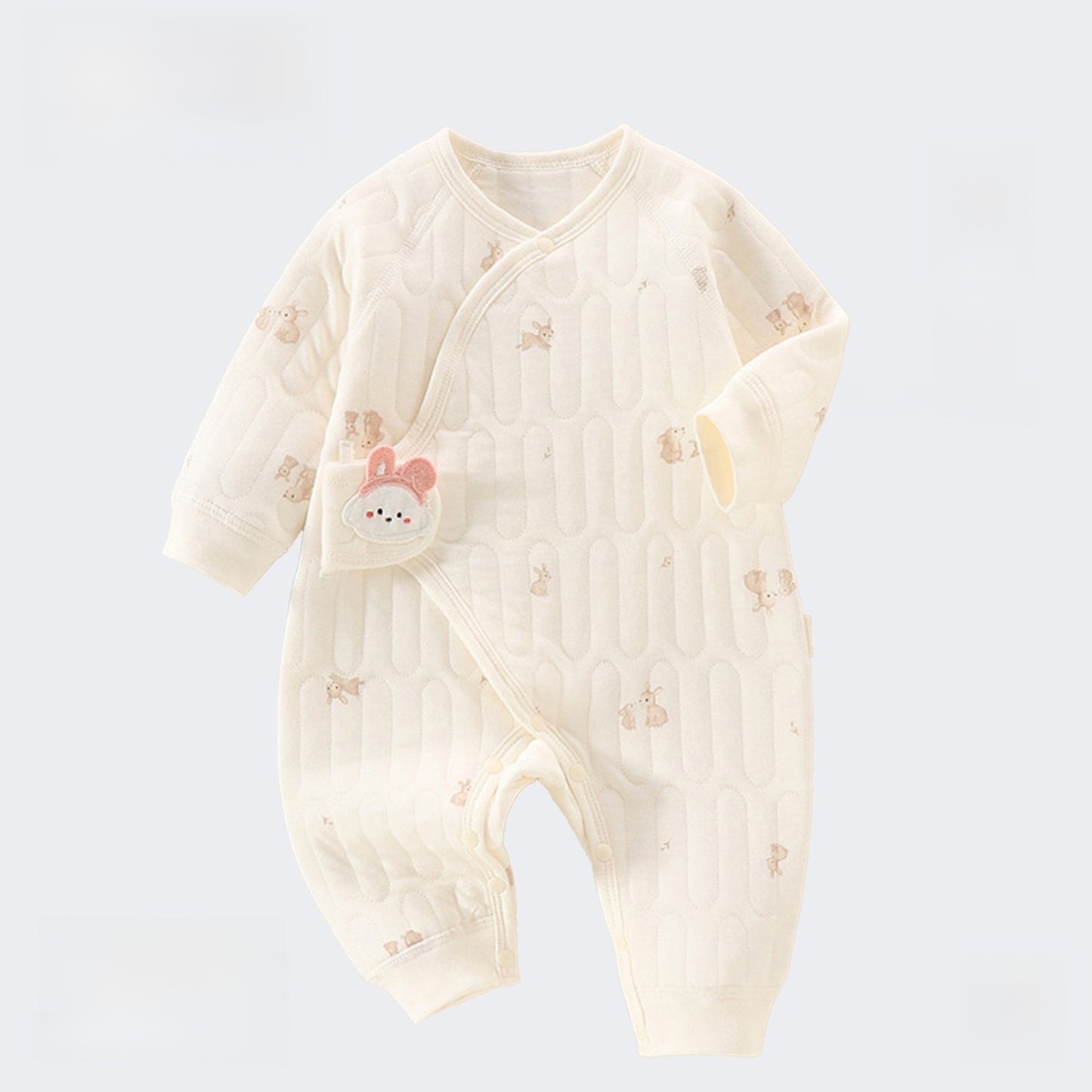 Baby Quilted Jumpsuit Winter Warm Clothing