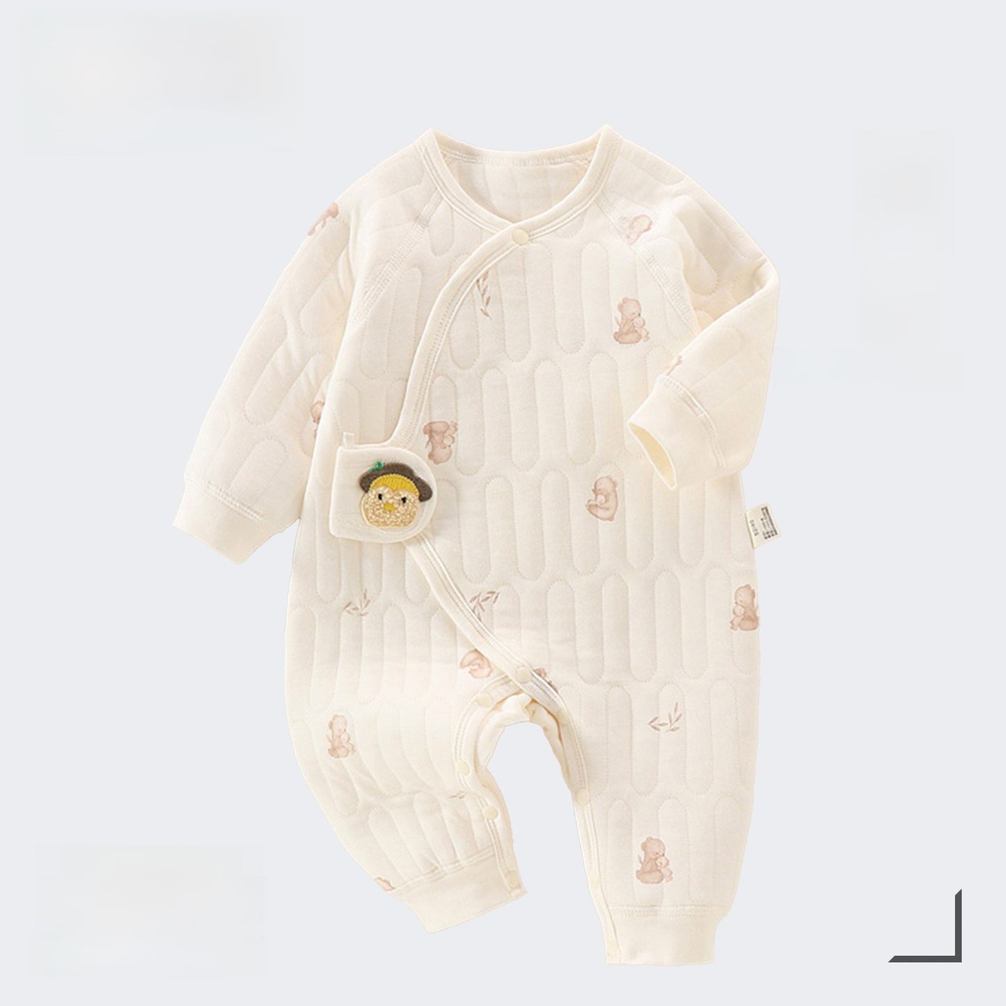 Baby Quilted Jumpsuit Winter Warm Clothing