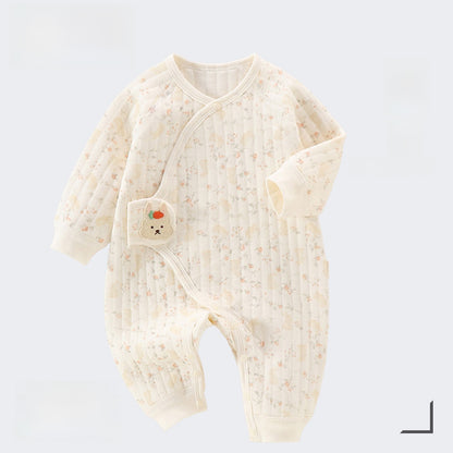 Baby Quilted Jumpsuit Winter Warm Clothing