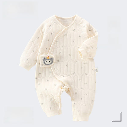 Baby Quilted Jumpsuit Winter Warm Clothing