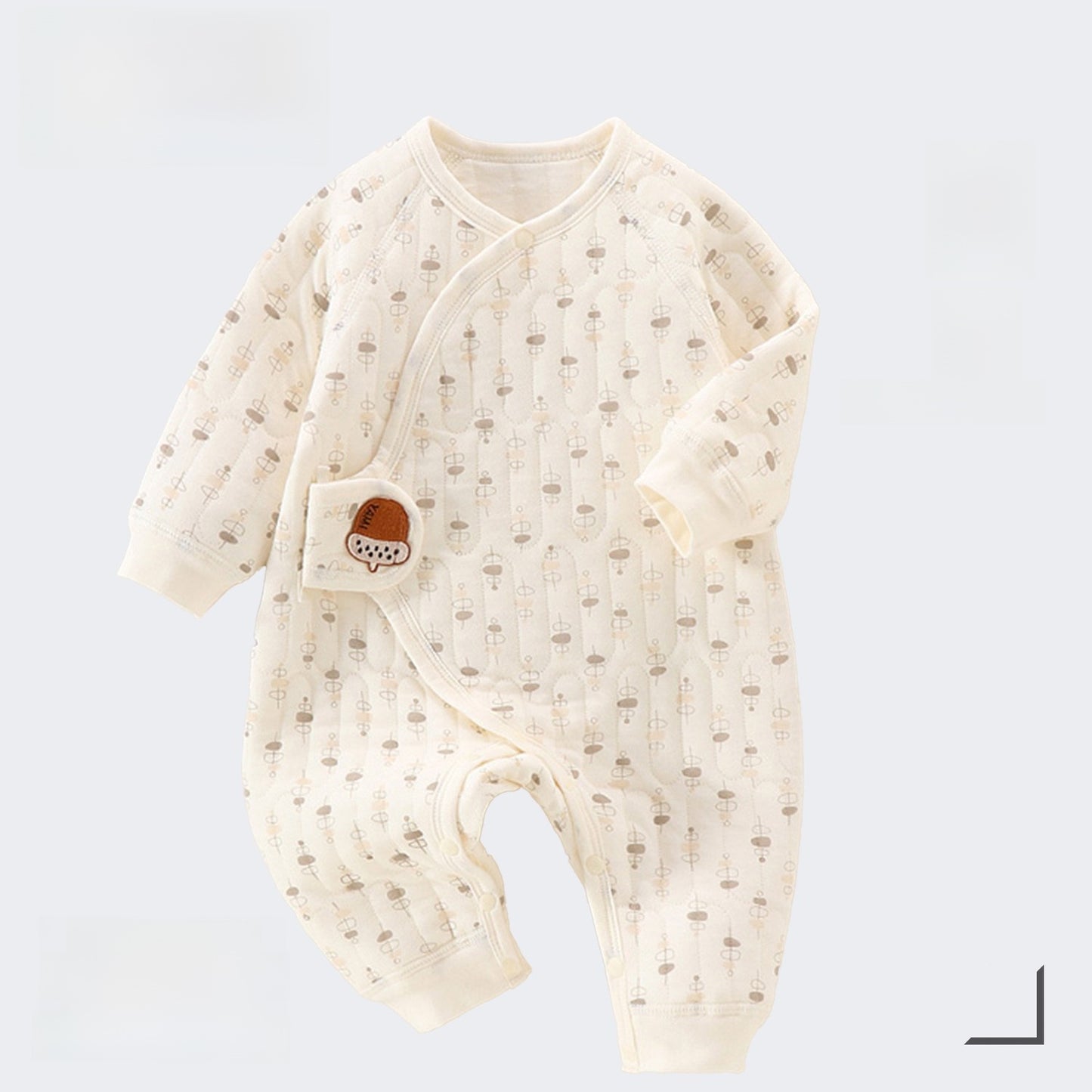 Baby Quilted Jumpsuit Winter Warm Clothing