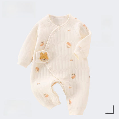 Baby Quilted Jumpsuit Winter Warm Clothing