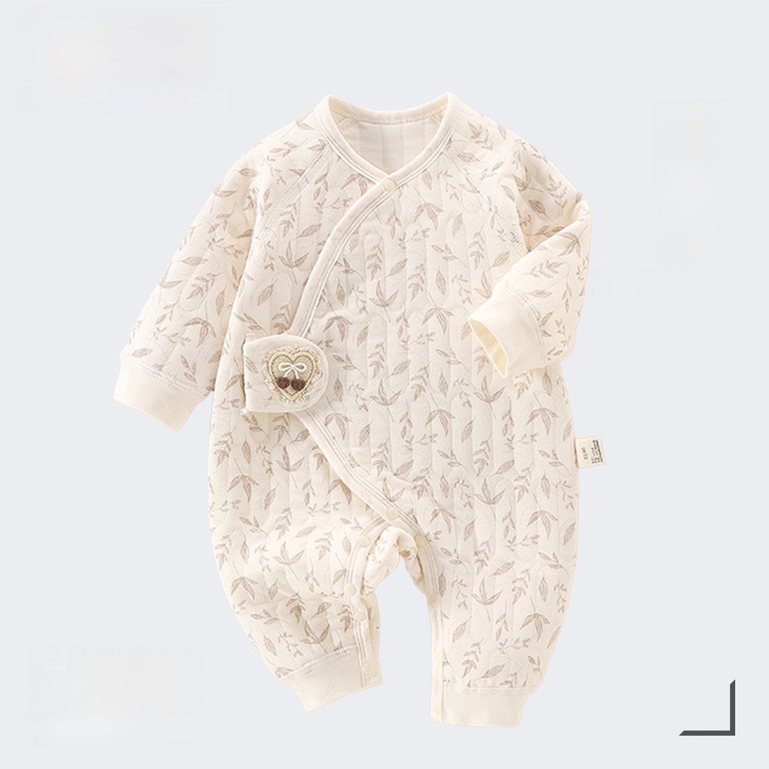 Baby Quilted Jumpsuit Winter Warm Clothing