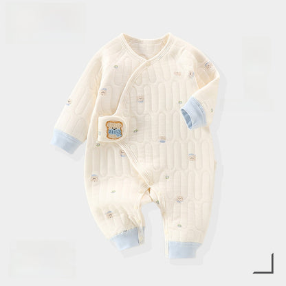 Baby Quilted Jumpsuit Winter Warm Clothing
