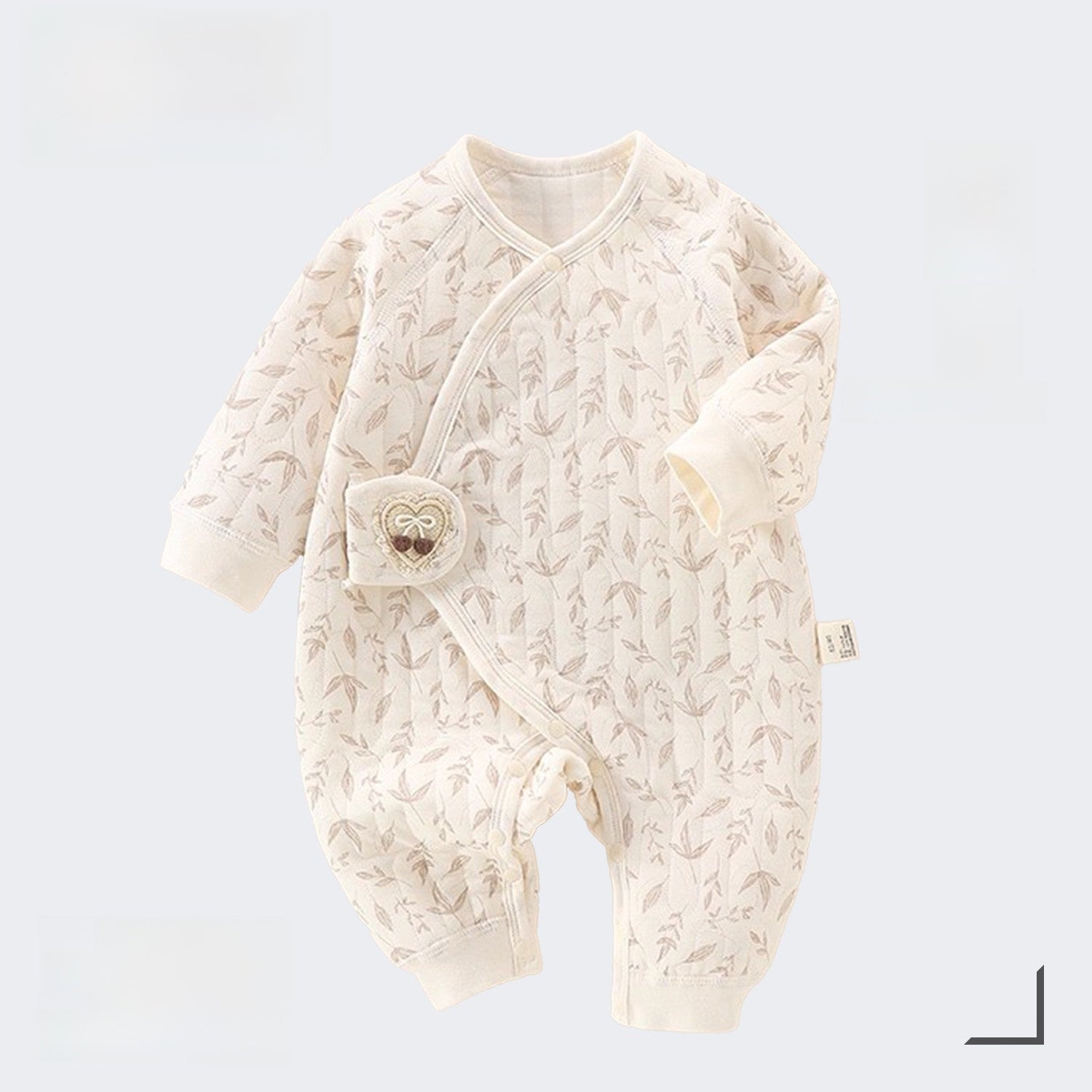 Baby Quilted Jumpsuit Winter Warm Clothing