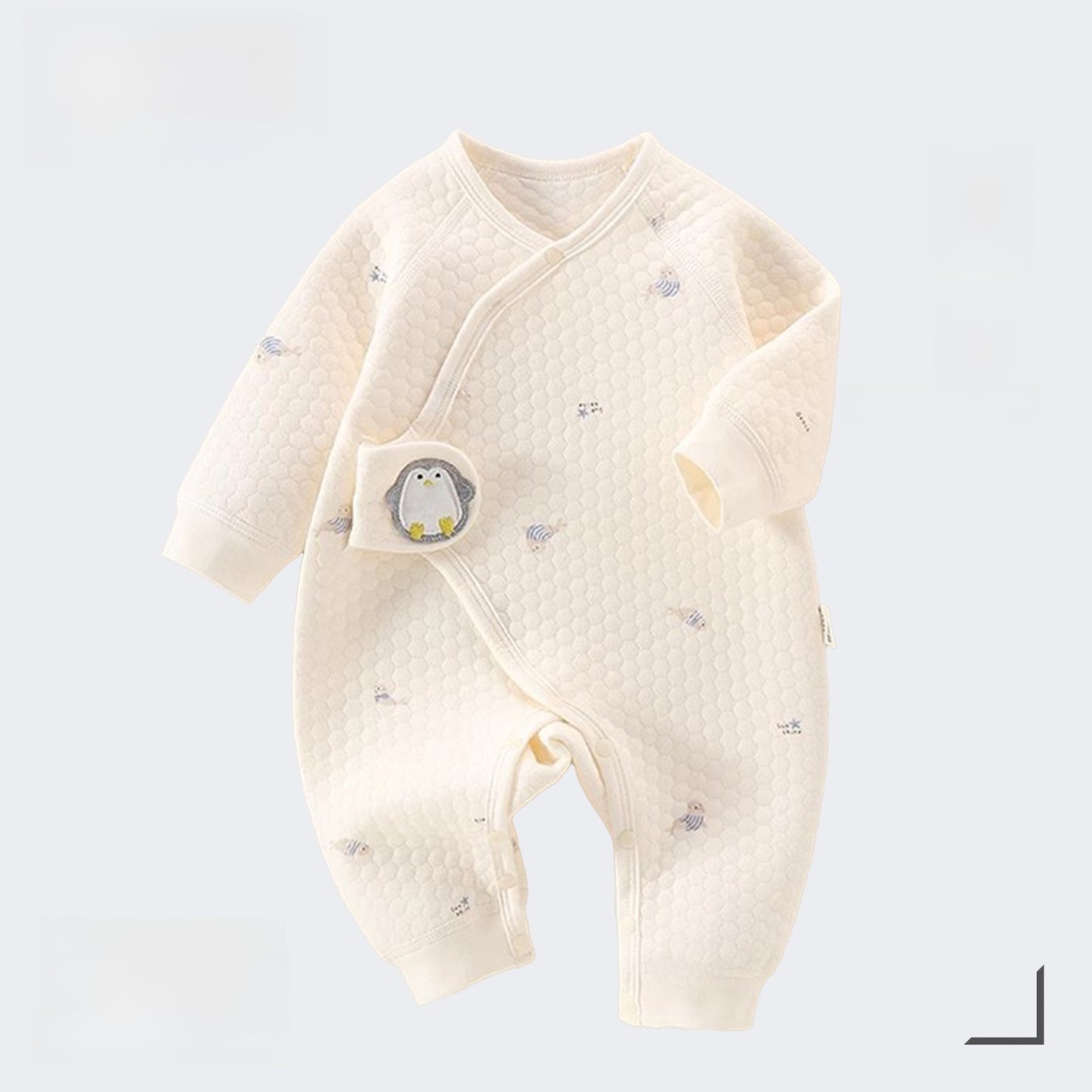 Baby Quilted Jumpsuit Winter Warm Clothing