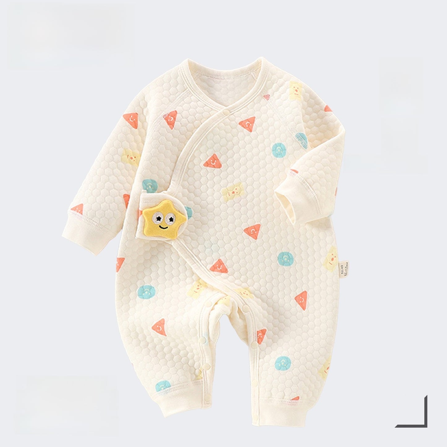 Baby Quilted Jumpsuit Winter Warm Clothing