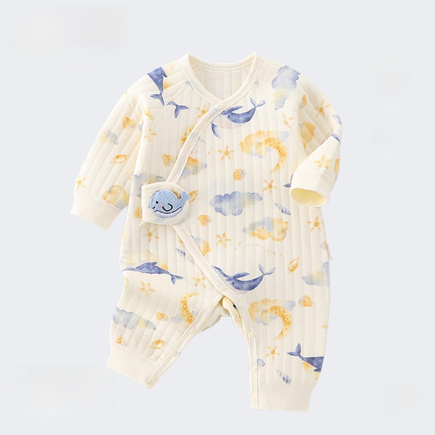 Baby Quilted Jumpsuit Winter Warm Clothing