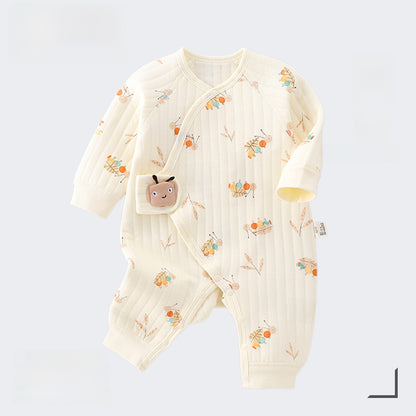 Baby Quilted Jumpsuit Winter Warm Clothing
