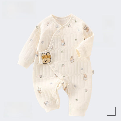 Baby Quilted Jumpsuit Winter Warm Clothing