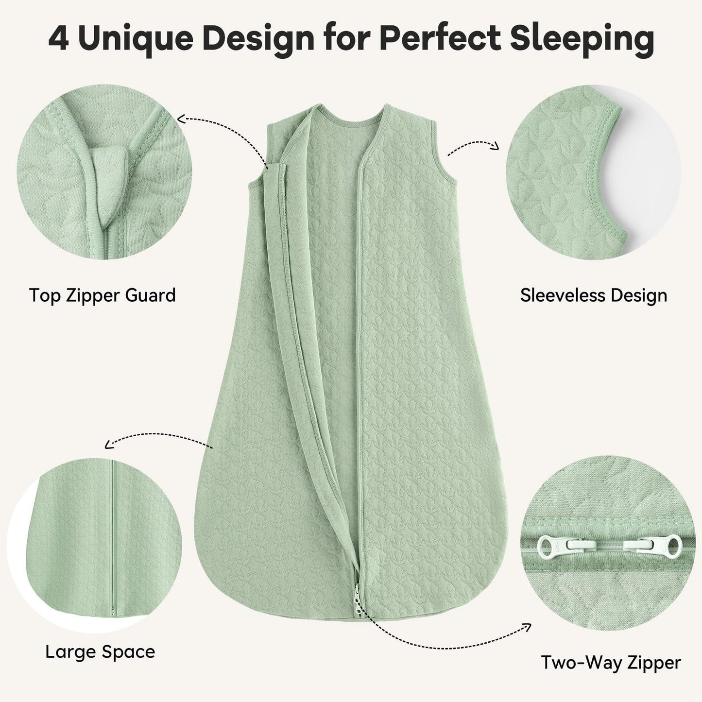 Baby Quilted Vest Sleeping Bag