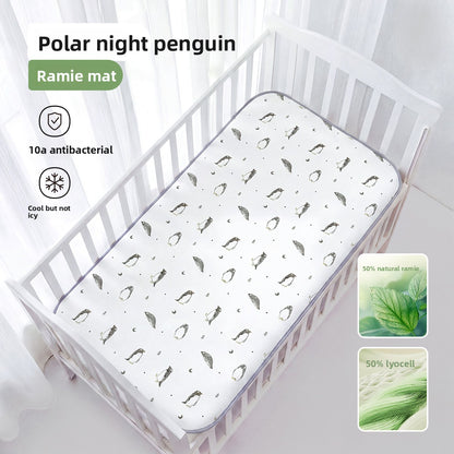 Baby Ramie Cooling Mat Summer Breathable Nap Mat