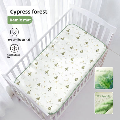 Baby Ramie Cooling Mat Summer Breathable Nap Mat