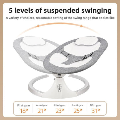 Baby rocking chair, a magic tool for soothing kids, baby sleeping lounge chair, and electric cradle for newborns