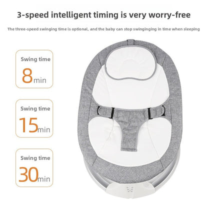 Baby rocking chair, a magic tool for soothing kids, baby sleeping lounge chair, and electric cradle for newborns