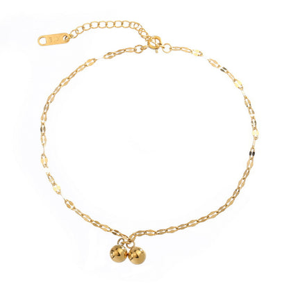 Baby’s-breath titanium steel bracelet